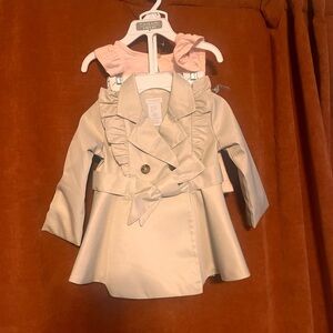 Kids Beige Trench Coat